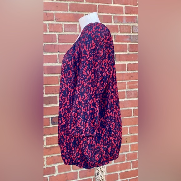 Michael Michael Kors  Red / Black  Blouse  Size 2X | MK15 - Picture 5 of 17